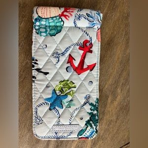 Vera Bradley sea/ocean eyeglass case